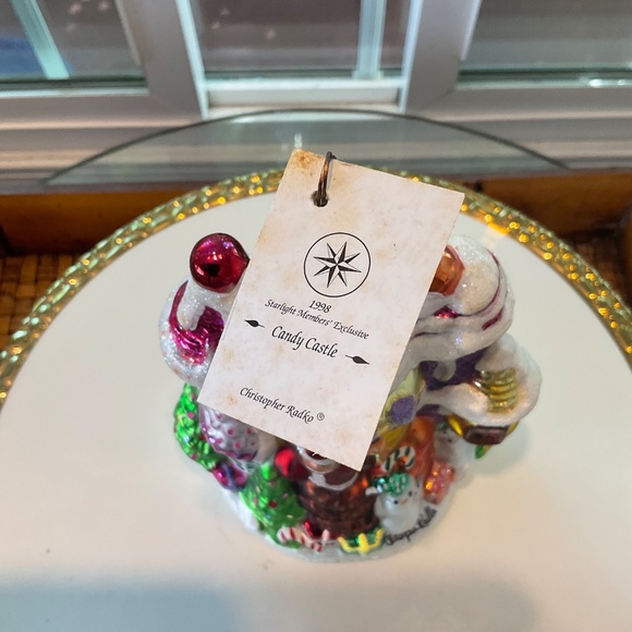 Christopher Radko VTG 1998 Starlight Members Exclusive CANDY CASTLE - Picture 5 of 10